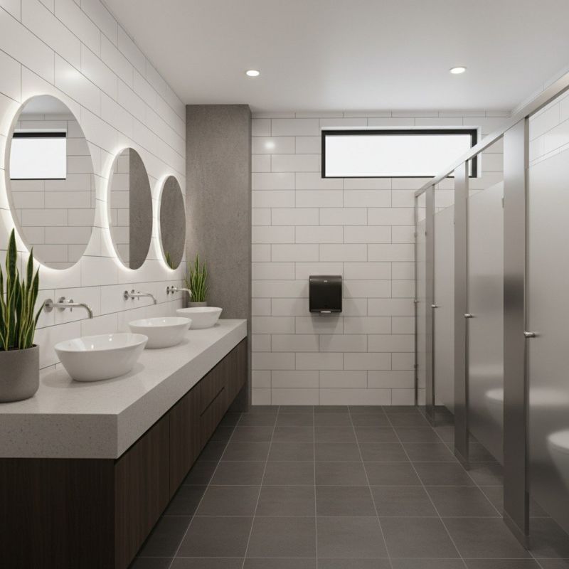 Industrial Bathroom Renovation in Denver County, CO